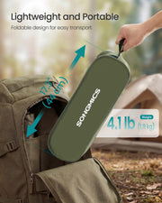 Portable Lightweight Folding Camping Chair with Mesh Back, Pocket & Cup Holder by SONGMICS Songmics
