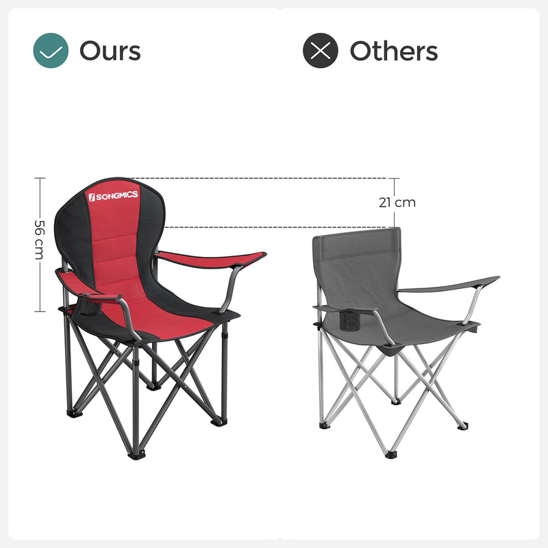 Folding Camping Chair With 250kg Capacity by SONGMICS Songmics