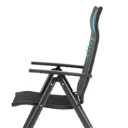 Set of 4 Folding Garden Chairs with 150 kg Capacity for Outdoor Use by Songmics