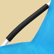 Foldable High Back Portable Beach Chair with Comfortable Backrest Support by Songmics