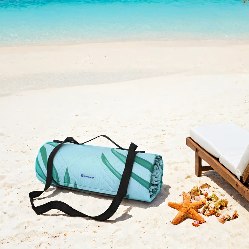 Extra Large Waterproof Picnic Blanket 300 x 200 cm Ideal for Camping and Outdoors by Songmics