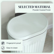 Light Green 30L Metal Kitchen Bin With Soft-Close Lid by HOMCOM