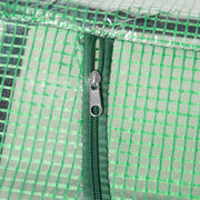 Mini Greenhouse For Outdoor Gardening With PE Cover And Observation Windows Green