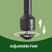 3 Piece Garden Patio Furniture Set with Acapulco Chairs for Outdoor Seating by Songmics