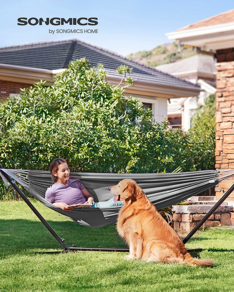 210 x 150 cm Hammock with Stand SONGMICS