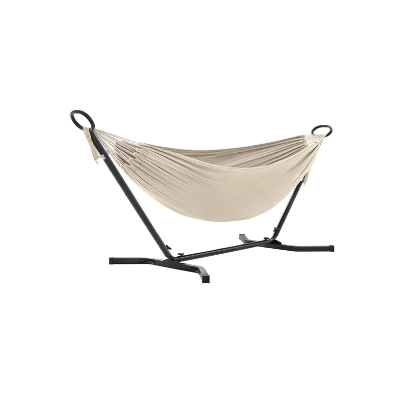 Adjustable Hammock with Metal Stand, Tear-Resistant 240kg Capacity by SONGMICS Songmics