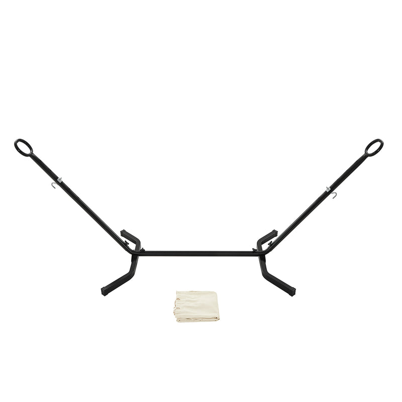 Adjustable Hammock with Metal Stand, Tear-Resistant 240kg Capacity by SONGMICS Songmics