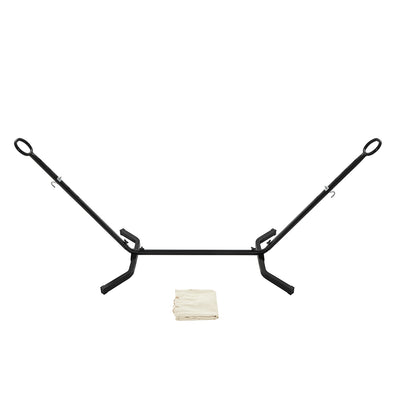 Adjustable Hammock with Metal Stand, Tear-Resistant 240kg Capacity by SONGMICS Songmics
