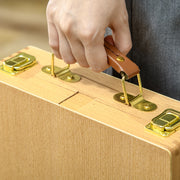 Portable Wooden Table Easel with Storage Adjustable for Painting and Sketching Beech