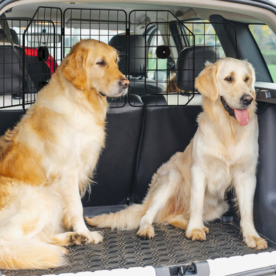 Adjustable Dog Guard for Cars and Vans 93-150cm Secure Barrier by PawHut PawHut