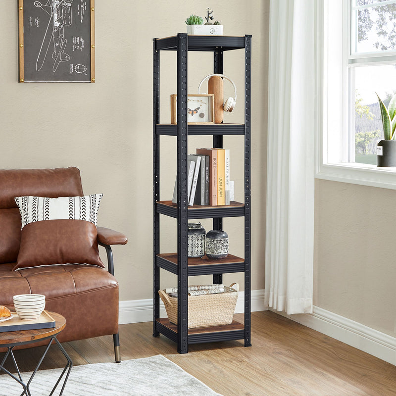 5 Tier Steel Shelving Unit Freestanding Storage Rack for Home or Office by Songmics