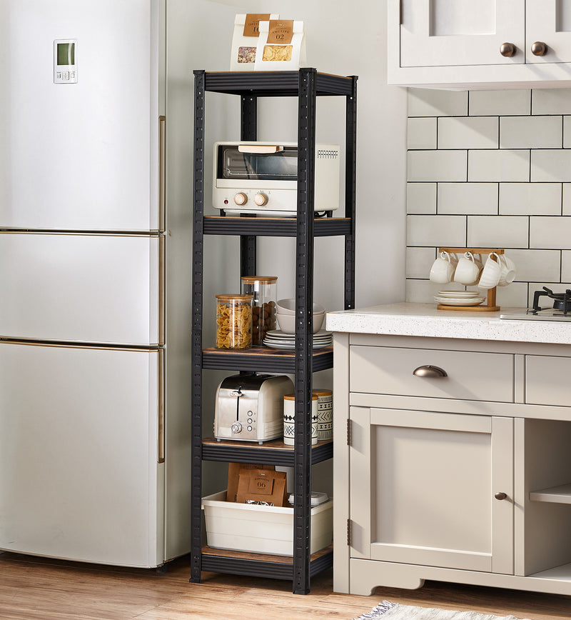 5 Tier Steel Shelving Unit Freestanding Storage Rack for Home or Office by Songmics