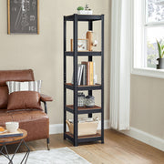 Set of 2 Metal Shelving Units 5 Tier Heavy Duty Storage 400 kg Capacity by Songmics