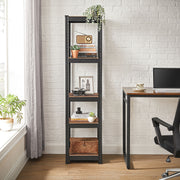 Set of 2 Metal Shelving Units 5 Tier Heavy Duty Storage 400 kg Capacity by Songmics