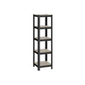 Heavy Duty Shelving Unit 37 cm Wide Holds Up To 400 kg Greige and Black by Songmics