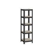 Heavy Duty Shelving Unit 37 cm Wide Holds Up To 400 kg Greige and Black by Songmics