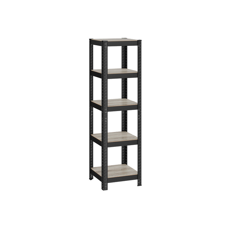 Heavy Duty Shelving Unit 37 cm Wide Holds Up To 400 kg Greige and Black by Songmics