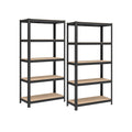 90x40x180cm Heavy Duty Garage Racking Units with 875 kg Capacity Each by Songmics (Set of 2)