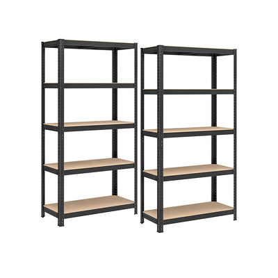 90x40x180cm Heavy Duty Garage Racking Units with 875 kg Capacity Each by Songmics (Set of 2)