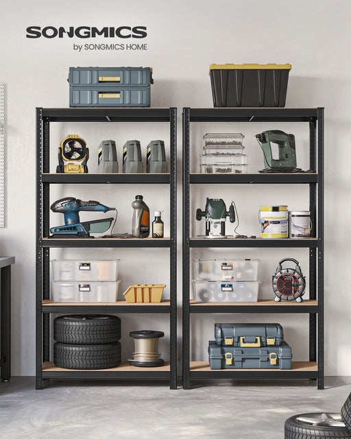 90x40x180cm Heavy Duty Garage Racking Units with 875 kg Capacity Each by Songmics (Set of 2)