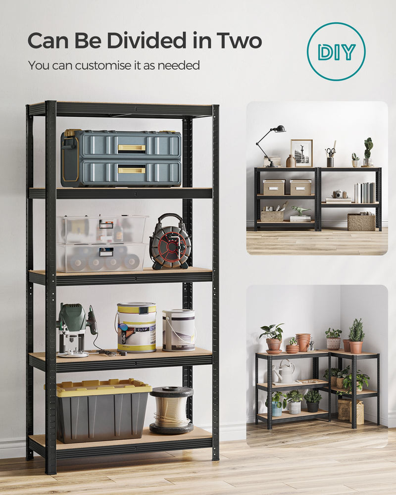 90x40x180cm Heavy Duty Garage Racking Units with 875 kg Capacity Each by Songmics (Set of 2)
