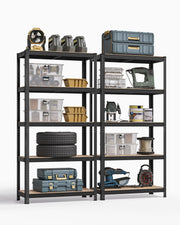 90x40x180cm Heavy Duty Garage Racking Units with 875 kg Capacity Each by Songmics (Set of 2)