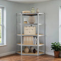 5 Tier Corner Shelf Heavy Duty Metal Storage Unit for Garage or Shed by Songmics