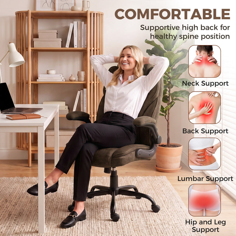 Office Chair, Brown