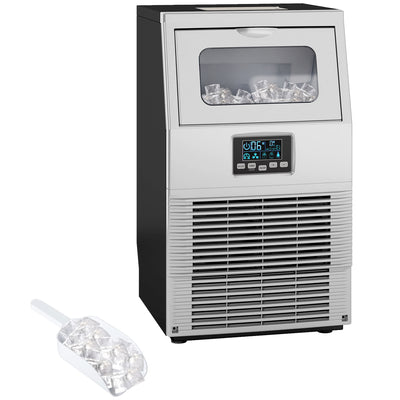 Freestanding Commercial Ice Maker Machine 30kg 24H with Digital Control by HOMCOM