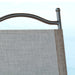Set of 2 Folding Garden Chairs with Breathable Mesh Seats in Mixed Brown by Outsunny