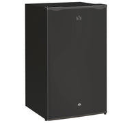 Black 91L Freestanding Under Counter Fridge with Lock by HOMCOM