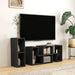Black Extendable TV Stand for TVs up to 75 Inches with Storage Shelves by HOMCOM