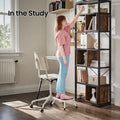 Folding Step Stool with Non Slip Treads and Carry Handle for Home Use by Songmics