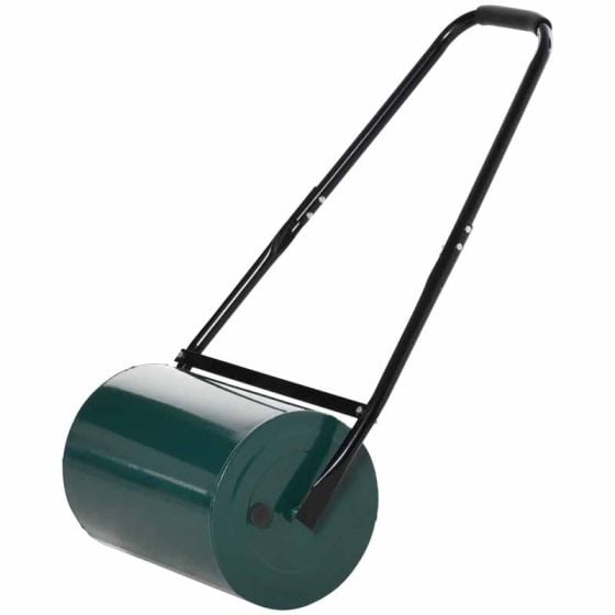 30L Garden Lawn Roller, Water/Sand Filled, Green