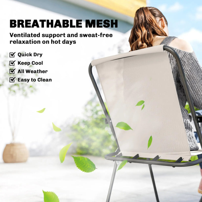 Garden Dining Set for 6 with Foldable Chairs, Glass Table and Umbrella for Easy Outdoor Meals Outsunny