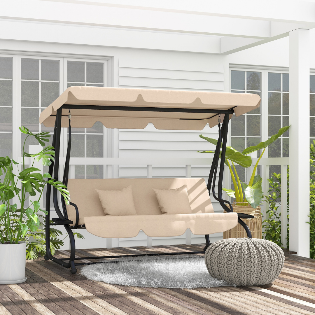 Garden swing chairs and hanging outdoor seating for patios