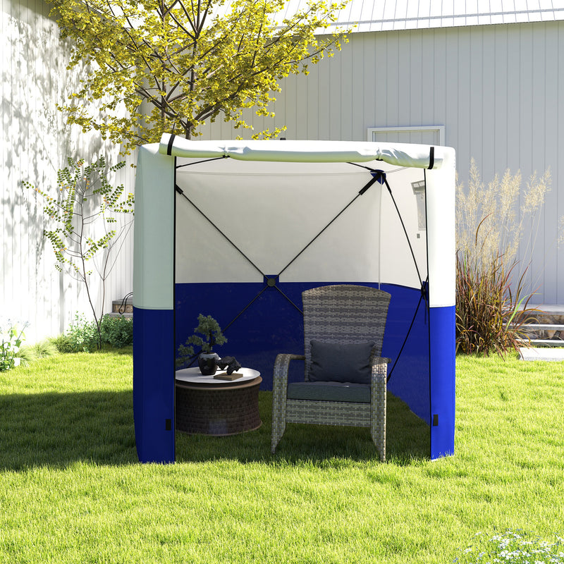 Dark Blue 2 x 2m Pop Up Gazebo with Accessories for Outdoor Events by Outsunny