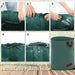 Set of 3 Heavy Duty 300L Garden Waste Bags with Handles Foldable and Reusable by Outsunny