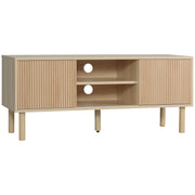 Oak Wood Effect TV Cabinet With Sliding Door by HOMCOM