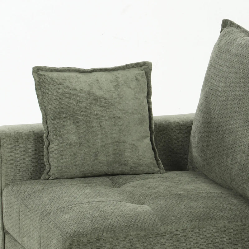 3 Seater Lift-Up Storage Sofa, 228cm Velvet Couch by Homcom