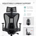 Image of a Grey Ergonomic Desk Chair