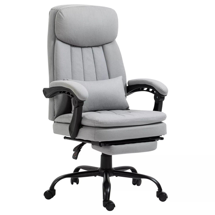 Image of a Grey Heat And Massage Office Chair