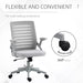 Image of a grey mesh office chair