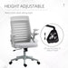 Image of a grey mesh office chair