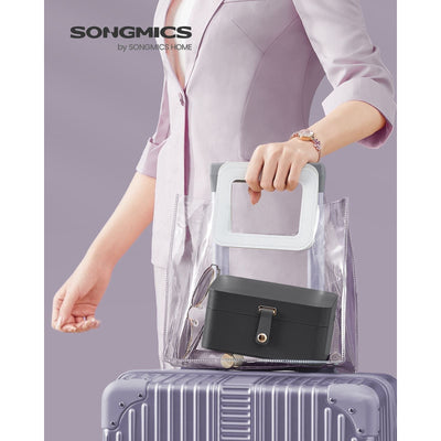 Image of a Grey Travel Jewellery Box