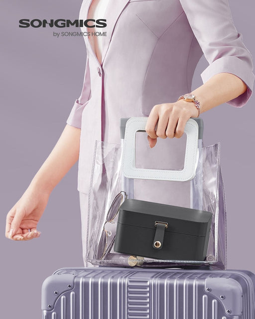 Image of a Grey Travel Jewellery Box