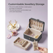 Image of a Grey Travel Jewellery Box