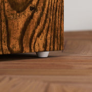 Computer Desk with Drawers and 3 Storage Shelves for Home Office Workstation, Rustic Brown