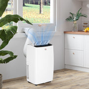 12000 BTU Portable Air Conditioner With Remote Control For Home Or Office Use White