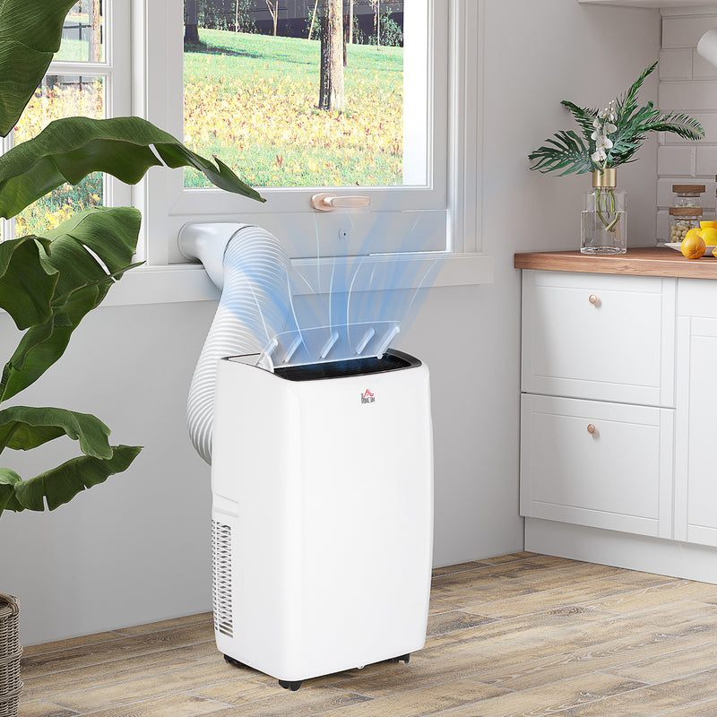 12000 BTU Portable Air Conditioner With Remote Control For Home Or Office Use White